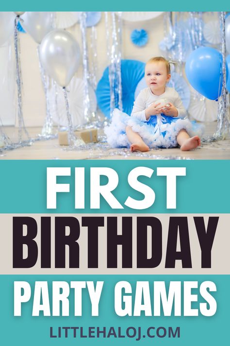 First birthday party games are essential for a fun celebration. Explore this list of easy and enjoyable activities perfect for kids and babies. Indoor or outdoor, these games will keep everyone entertained. Discover how to make your child's first birthday unforgettable with these simple game ideas. 1st Birthday Party Ideas Activities, First Birthday Party Ideas Activities, One Year Old Birthday Games, Indoor First Birthday Party, Games For 1st Birthday Party, First Birthday Activities For Guests, First Birthday Party Games, Birthday Party Game Ideas, First Birthday Activities