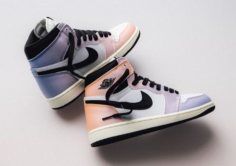 Air Jordan 1 High Retro OG "Skyline" now available online Pink Purple Gradient, Custom Air Jordan 1, Timeless Shoes, Adidas Skateboarding, Purple Gradient, Jordan Retro 1, Retro 1, Air Jordan 1 Retro High Og, Sneaker Release