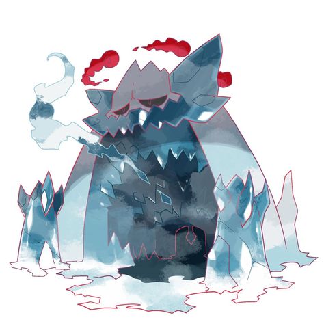 Gigantamax Gengar, Concept Creature, Pokémon Teams, Fanmade Pokemon, Dark Pokémon, Raw Art, Mew And Mewtwo, Pokemon Fusion Art, Snow Time