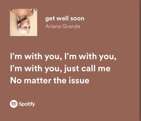 Get Well Soon Ariana Grande Lyrics, Get Well Soon Ariana Grande, Ariana Lyrics, Iconic Lyrics, Ariana Grande Lyrics, Princess Core, Spotify Lyrics, Favorite Lyrics, Music Music