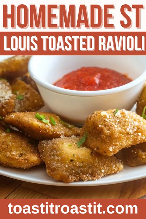 Homemade St. Louis Toasted Ravioli: Toasty Guide. As a home cook who adores experimenting with fusion foods, I’ve had my fair share of experiences reheating leftovers. However, with St. Louis Toasted Ravioli, the process demands a bit of finesse. #toastedravioli #ravioli #stlouisgram #stl #pasta St. Louis Toasted Ravioli, Homemade Toasted Ravioli, Meat Ravioli Filling Recipe, Homemade Ravioli Recipe Filling, Ravioli Filling Ideas, Ravioli Recipe Filling, Beef Ravioli Recipe, Toasted Ravioli Recipe, Homemade Ravioli Recipe