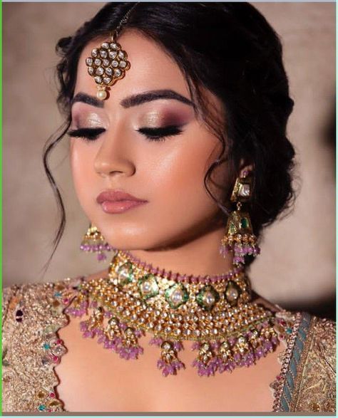 Wedding Makeup For Brown Eyes Indian, Bridal Makeup For Indian Brides, Eye Makeup For Bride Indian, Diwali Makeup Ideas, Makeup Ideas For Indian Wedding, Mehendi Eye Makeup Looks, Engagement Eye Makeup Indian, Bridal Eye Makeup Indian Eyeshadows, Indian Bridal Makeup Wedding