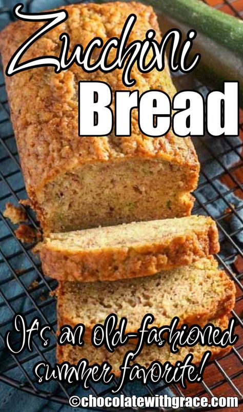 Easy Classic Zucchini Bread Loaf Breads, Easy Zucchini Bread Recipes, Zucchini Muffin, Zucchini Loaf, Lemon Zucchini Bread, Black Color Hairstyles, Easy Zucchini Bread, Carrot Zucchini, Best Zucchini Bread