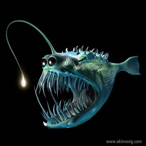 Angler fish Angler Fish Costume, Ocean Environment, Fish Costume, Deep Sea Creatures, Angler Fish, Underwater Creatures, Deep Sea Fishing, Sea Monsters, Ocean Creatures