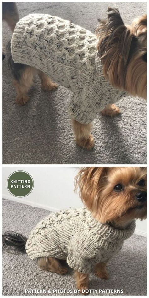 Dog Jumper Pattern, Dog Jumper Knitting Pattern, Knitting Patterns For Dogs, Crochet Dog Sweater Free Pattern, Knitted Dog Sweater, Knitted Dog Sweater Pattern, Knitting Patterns Free Dog, Large Dog Sweaters, Crochet Dog Clothes