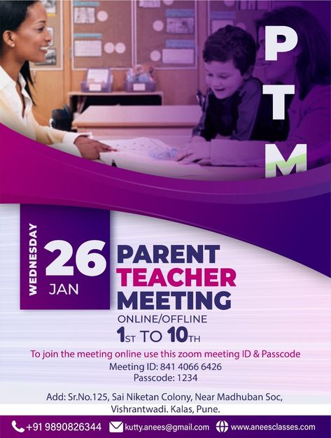 Inviting all our parents to come join us for the Parents Teacher Meeting TOMORROW!! PTM 1st - 10th std #parentsteachermeeting #ptm #studentsprogress #onlineptm #offline #joinus #punestudy #parents #adci #adcipune Parents Teacher Meeting, Teacher Meeting, Parent Teacher Meeting, Parents Meeting, Illustrator Design Tutorial, Parent Teacher, Social Media Post Design, Illustrator Design, Parents As Teachers