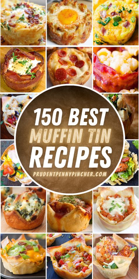 Cheap Recipes For One, Seasonal Appetizers, Easy Muffin Tin Recipes, Mini Muffin Tin Recipes, Muffin Meals, Muffin Cups Recipes, Muffin Pan Recipes, Muffin Tin Meals, Muffins For Breakfast