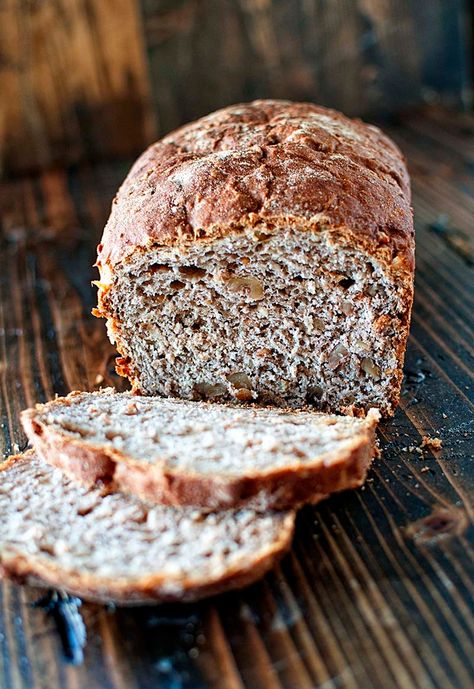 Bulgar Wheat Apple Cider Walnut Bread recipe | Red Star Yeast Cold Apple Cider, Bulgur Recipes, Walnut Bread Recipe, Red Star Yeast, Bulgar Wheat, Bulgur Wheat, Wheat Recipes, Walnut Bread, Swirled Bread