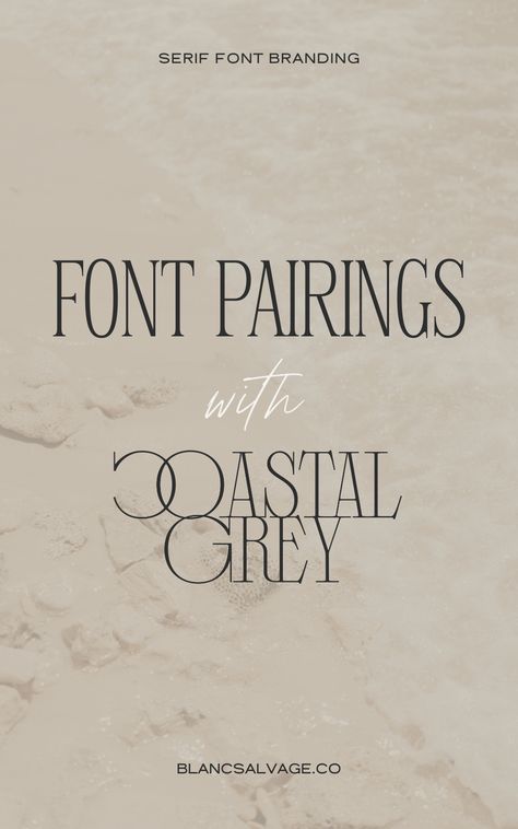 Pairing fonts is an art, much like pairing wine with food. It requires a keen eye, an understanding of design principles, and a touch of intuition. When working with a beautiful aesthetic font like Coastal Grey, a serif font, there are certain considerations to keep in mind to ensure harmony and balance in your designs. Read the blog post for our font pairing recommendations! Modern Font Pairings, Dreamy Font, Font Pairing Ideas, Best Font Pairings, Wine With Food, Pairing Fonts, Google Font Pairings, Caligraphy Font, Instagram Fonts