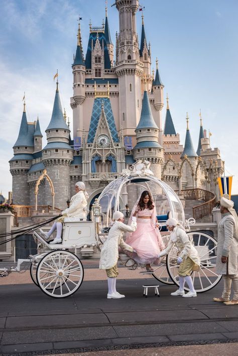 Abra❤ Disney Castles, Disney World Castle, Disney Parque, Disney World Wedding, Horse Drawn Carriage, Cinderella's Castle, Disney World Pictures, Disney Fine Art, Disneyland Hotel