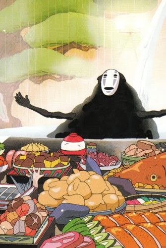 Spirited Away. Sometimes I think that No Face and I have a few things in common. Studio Ghibli Films, Art Studio Ghibli, Ghibli Museum, Studio Ghibli Movies, Studio Ghibli Art, Ghibli Art, Ghibli Movies, No Face, Howls Moving Castle