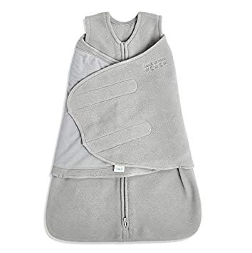 HALO Sleepsack Swaddle, M-Fleece, Gray, Small Halo Swaddle, Halo Sleep Sack, Swaddle Wrap, Gray Blanket, Sleep Sacks, Wearable Blanket, Soft Blankets, 3 Months, Halo