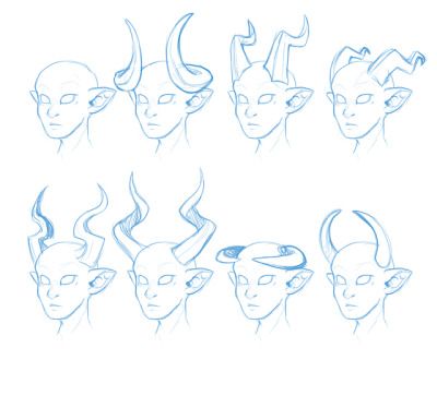 tiefling/demon character horn designs Tiefling Horns, Drawing Templates, Poses References, Arte Fantasy, 판타지 아트, Drawing Base, Dnd Characters, Drawing Poses, Drawing Techniques