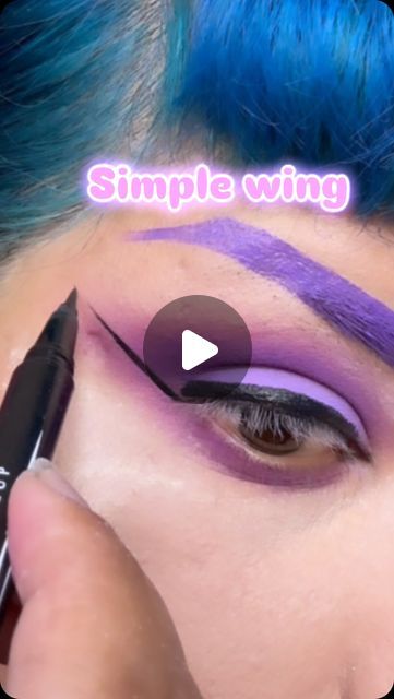 Kimberly Medina | Just another simple wing
@nyxcosmetics epic ink liner 
@ellared - I like you best
.
.
.
.
.
#wing #cateye #makeup #makeuptutorial #fyp... | Instagram Epic Ink Liner, I Like You, Nyx Cosmetics, Makeup Tutorial, Eyeliner, Bangs, Like You, Makeup, Instagram