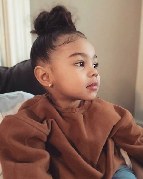 Mixed Baby Girl Hairstyles, Baby Hairstyles Girl, Mixed Baby Girl, Mix Baby Girl, Hairstyles Girl, Estilo Kylie Jenner, Cute Mixed Babies, Cute Black Babies