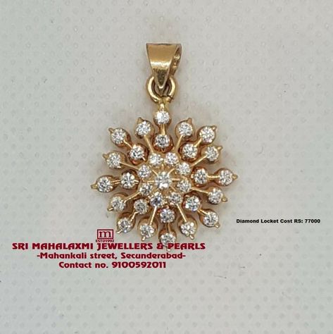 Simple Diamond Pendants Designs, Gold Pendent Simple, Pendent Designs Gold, Pendents Gold, Real Diamond Pendant Set, Gold Pendent, Black Beads Mangalsutra Design, Diamond Pendent, Diamond Pendants Designs