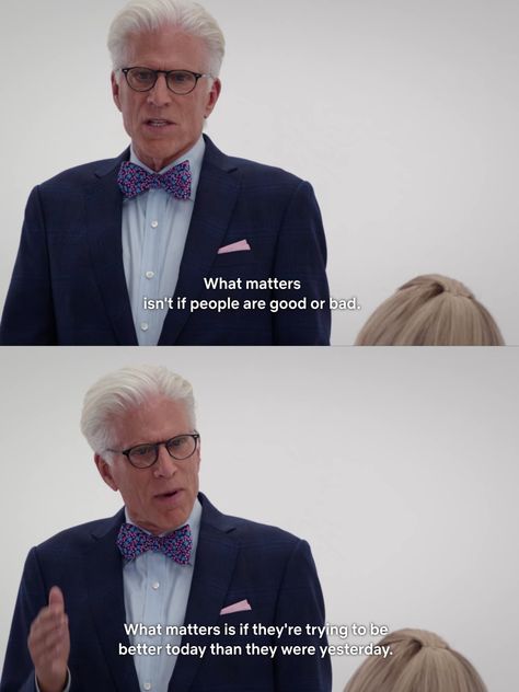 movie and series quote The Good Place Quotes Inspirational, Iconic Tv Quotes, The Good Place Quotes, Good Place Quotes, Spring Centerpiece Ideas, Jeremy Bearimy, Sitcoms Quotes, Netflix Quotes, Show Quotes