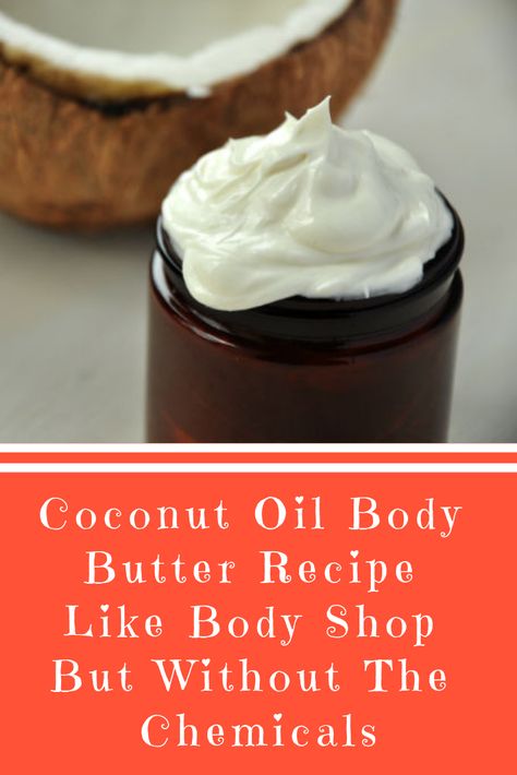 If you are looking for an easy coconut oil body butter recipe like body shop but without the chemicals, you have come to the right place!  You can whip this homemade coconut oil body butter recipe in max 20 minutes in your kitchen. It’s a great body butter to fight against dry and flaky skin. Homemade Body Butter Recipes, Body Butter Recipes, Body Butter Recipe Homemade, Coconut Oil Body Butter, Diy Body Butter Recipes, Butter Recipes Homemade, Body Butter Recipe, Best Body Butter, Homemade Coconut Oil