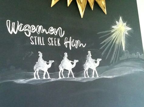 Christmas chalkboard wall Christmas Chalkboard Art Religious, Chalkboard Art Christmas, Christmas Chalkboards, Christian Doodles, Chalkboard Paint Wall, Christmas Chalkboard Art, Chalkboard Wall Art, Calendar Art, Christmas Church