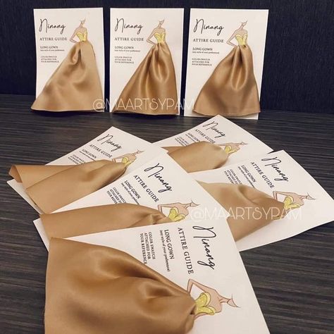 Principal Sponsor Gift Ideas, Principal Sponsor Proposal Card, Principal Sponsors Gown, Copper Wedding Invitations, Filipiniana Wedding Theme, Wedding Motif, Filipiniana Wedding, Philippine Wedding, Wedding Entourage