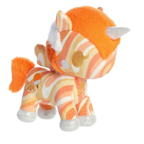 The tokidoki Frozen Treats Unicorno - Orange Creamie plush brings a scoop of summer fun to your collection. Designed to resemble a zesty orange cream ice cream, this Unicorno plush captures the essence of summertime bliss with its orange and white hues and whimsical patterns. Soft, snuggly, and full of character, it's the perfect plush for fans of tokidoki and anyone with a fondness for unique, high-quality collectibles. Get ready to melt over this adorable Unicorno plush! Established in 1981, A Business Acumen, Toshiro Hitsugaya, Cream Ice Cream, Cuddle Buddy, Frozen Treat, Italian Artist, Orange Cream, Frozen Treats, Lifestyle Brand