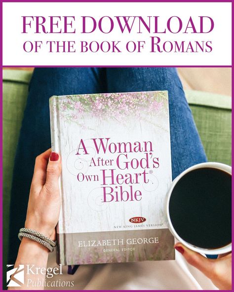 🚨 GIVEAWAY 🚨 If you’re looking for a Bible overflowing with wisdom, daily devotionals, teachings, and a plan to get you in the Word every day then “A Woman After God’s Own Heart Bible” is for you!!  ⚡ Download for FREE the book of Romans → Book Of Romans, The Book Of Romans, Learn The Bible, God's Heart, Bible Reading, Scripture Study, Bible Studies, Christian Books, Read Bible