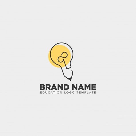 Bulb Logo, Light Bulb Logo, Learning Logo, Line Logo, Education Logo, Logo Business, School Kids, Brand Marketing, Business School