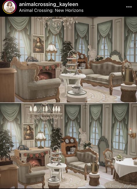 Animal Crossing Victorian House, Animal Crossing Bridgerton, Acnh Elegant Furniture, Acnh Regency, Acnh Royalcore Codes, Animal Crossing Pc, Bendy Y Boris, Animal Crossing 3ds, Happy Home Designer