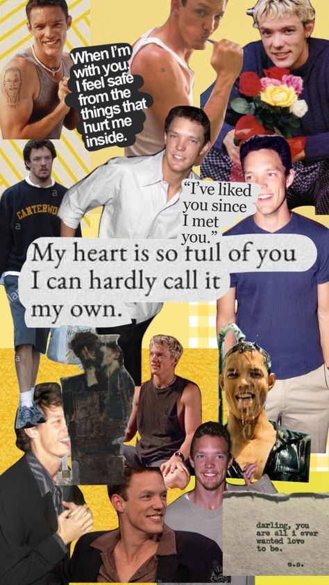 Had to put the man that has my heart with my favorite color #yellow #matthewlillard #love Mathew Lillard Wallpaper, Matthew Lillard Wallpaper, Matthew Lillard Wallpaper Collage, Matthew Lillard Funny, Matthew Lillard Collage, Matthew Lillard Serial Mom, All I Ever Wanted, Aesthetic Collage, Live Laugh Love