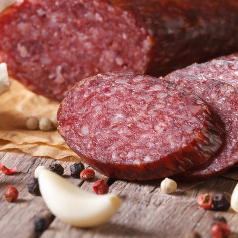 Jalapeño, Garlic and Lime Summer Sausage - The Sporting Chef Venison Summer Sausage Recipe, Venison Summer Sausage, Homemade Summer Sausage, Venison Sausage Recipes, Summer Sausage Recipes, Turkey Sausage Recipes, Venison Sausage, Cured Meat Recipes, Sausage Making Recipes