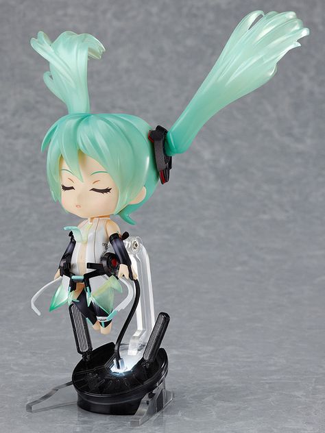 Nendoroid Miku Hatsune: Append Miku Append, Pvc Paint, Anime Figurines, Drawing Projects, Good Smile, Doll Sets, Smile Face, Anime Figures, Hatsune Miku