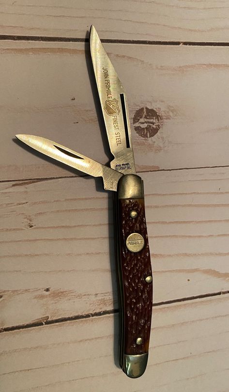 Vintage Pre 1965 John Primble Belknap 4992 2 Blade Pocketknife - Etsy Antique Pocket Knife, Vintage Dishes Antiques, Vintage Knives, Original Dolls, Cool Knives, Vintage Things, Pocket Knives, Vintage Dishes, Glass Plates