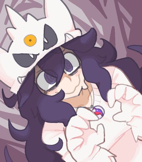 Hex Maniac Icon, Hex Maniac Fanart, Hex Maniac, Cat Noises, Anime Black Hair, Terraria, Pokemon Characters, Illustration Character Design, Cute Pokemon