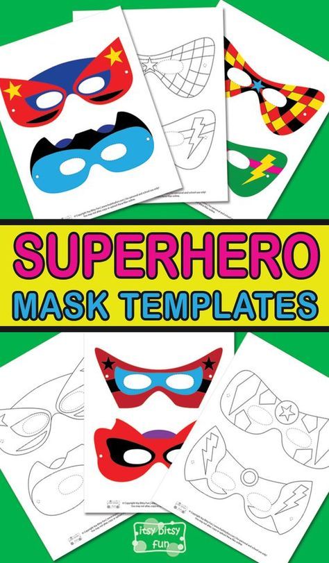 Printable Superhero Mask Template for Kids Superhero Activities For Kindergarten, Hero Activities For Kids, Hero Hotline Vbs Crafts, Superhero Mask Template Free Printables, Superhero Activities Eyfs, Superhero Activities For Preschool, Superheroes Activities, Superhero Mask Template, Superhero Preschool