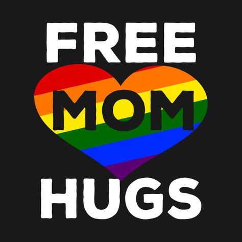 Free Mom Hugs Pride, Free Mom Hugs, Pride Quotes, Funny Svg, Cute Poster, 100 Days Of School, Cricut Vinyl, Silhouette Svg, School Shirts