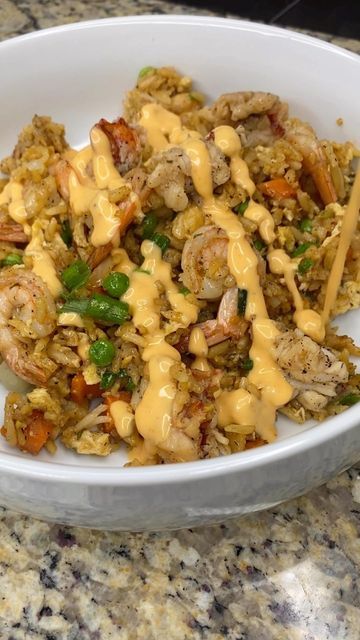 Lobster And Shrimp Fried Rice, Lobster Fried Rice, Seafood Lobster, Yum Yum Sauce, Shrimp Fried Rice, Buzzfeed Food, Food Dinner, Fried Rice Recipe, Healthy Foodie