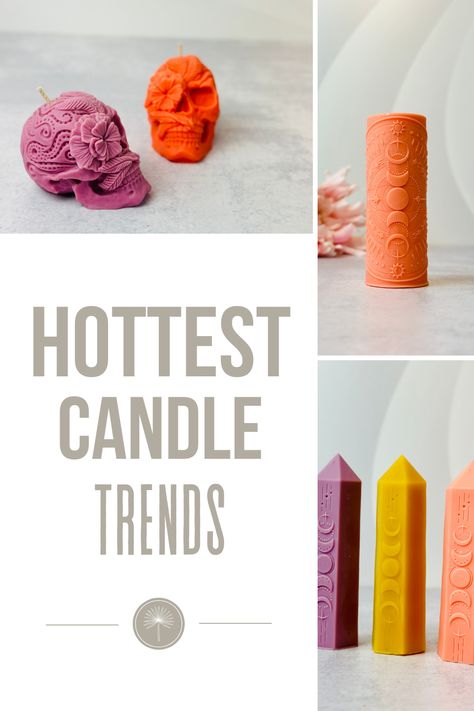 Explore the scintillating world of shaped candles in our blog post! We unveil the reasons behind their skyrocketing popularity, delve into the hottest trends like nature-inspired and geometric shapes, and offer valuable tips for small businesses. Illuminate your space with creativity and style! Candle Trends 2024, Candle Trends, Candles Trends, Tips For Small Businesses, Niche Market, Shaped Candles, Candle Gift Box, Shaped Candle, Blue Tigers Eye