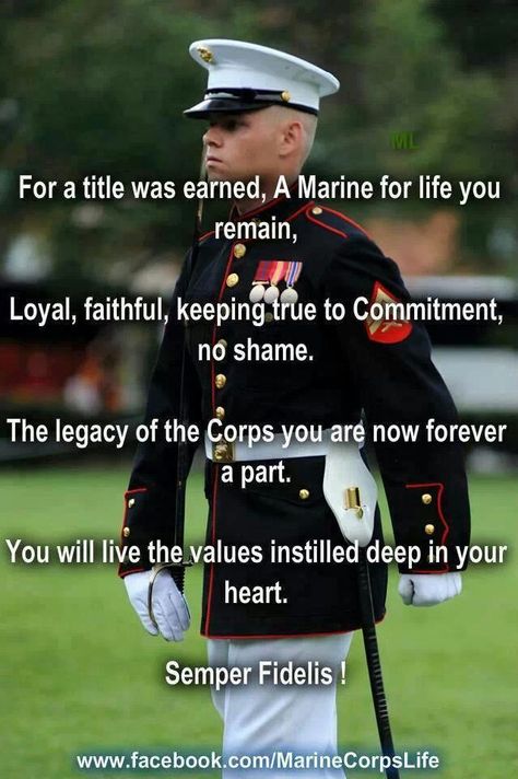 Espirit de Corps Marine Corps Quotes, Marine Quotes, Military Life Quotes, Usmc Quotes, Marines Girlfriend, Once A Marine, The Few The Proud, Military Man, Marine Wife