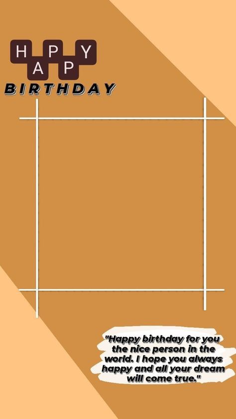 Best Friend Birthday Photo Frame, Birthday Templets For Instagram, Background Happy Birthday Design, Happy Birthday Msg, Ig Birthday Story Ideas, Happy Birthday Template Design, Birthday Photo Frame Design, Happy Birthday Pic, Happy Birthday Templates