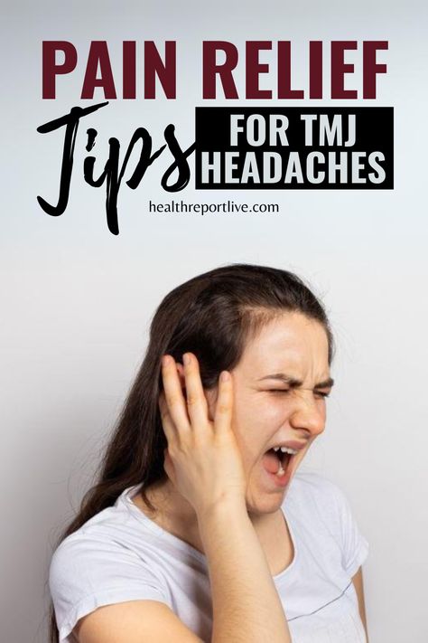 Pain Relief Tips for TMJ Headaches Temple Headache, Tmj Relief Remedies, Tension Headache Remedies, Jaw Pain Relief, Tmj Headache, Relief Headache, Tmj Relief, Jaw Muscles, Pain Relief Remedies