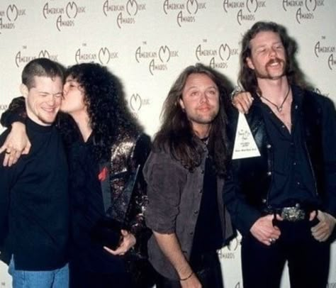 James Hetfield And Lars Ulrich, Metallica Songs, Cliff Em All, Ron Mcgovney, Metallica Song, Metallica James Hetfield, Bob Rock, Metallica Band, Robert Trujillo