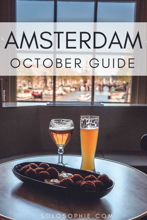 Amsterdam In October, Things To Do In October, Fun Bars, Amsterdam Itinerary, Heineken Experience, Things To Do In Amsterdam, To Do In Amsterdam, Netherlands Travel, Amsterdam Travel