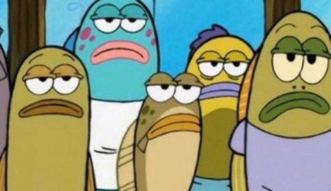 Unimpressed Face, Waiting Meme, Bored Meme, Spongebob Meme, Fish Cartoon, Straight Face, Reaction Pic, Top Memes, Meme Faces