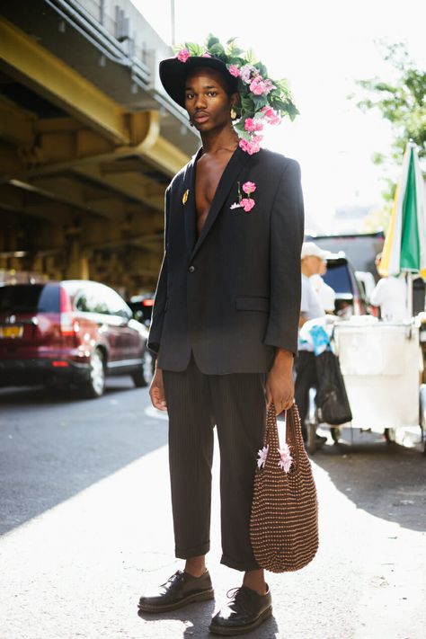 Afropunk Outfits, Afropunk Fashion, Bonnaroo Outfits, Afropunk Festival, Afro Goth, Afro Punk Fashion, Street Style 2018, Androgynous Fashion, Afro Punk