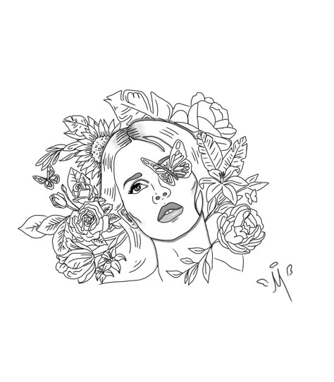 Lana Del Rey Coloring Pages, Lana Del Rey Line Art, Lana Del Rey Art Draw, Lana Del Rey Illustration, Beauty And The Beast Rose Diy, Lana Del Rey Tattoo Ideas, Ldr Tattoo, Lana Del Rey Drawing, Singer Drawing