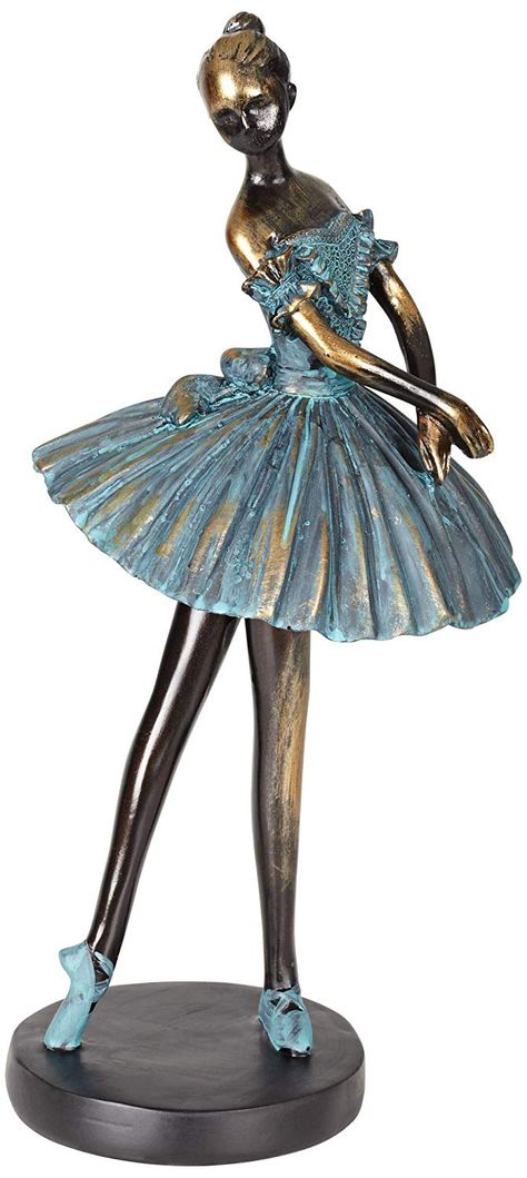 Ballerina Sculpture, Dancer Sculpture, Southern Living Christmas, Traditional Sculptures, Sisters Art, Pedestal Stand, Bronze Figurine, Green Patina, Decorative Sculpture