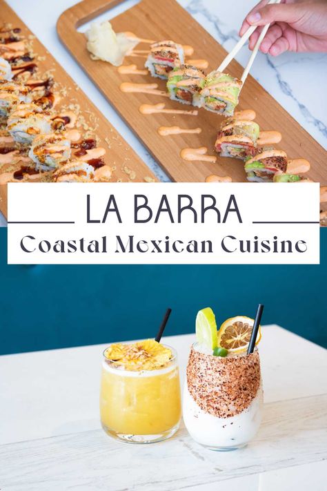 If you are in Dana Point and like margaritas, you need to visit La Barra by Lupes! With moth-watering margarita flavors and a wide variety of creative coastal dishes, this is one of the best Mexican-inspired restaurants in town. things to do in Dana Point | cool places to eat in california | dana point | Coastal orange county | SoCal destination | #californiaroadtrip | Things to do in California | Mexican restaurants Coastal Dishes, Flavored Margaritas, California Restaurants, Dana Point, California Coastal, California Travel Road Trips, Mexican Restaurant, Foodie Travel, Southern California