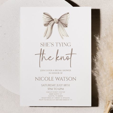 Invitations Ideas, Boho Bridal Shower, Pink Bridal Shower, Tying The Knot, Pink Bridal, Kids Stationery, Free Birthday Invitation Templates, Free Birthday Invitations, Bridal Shower Invitation