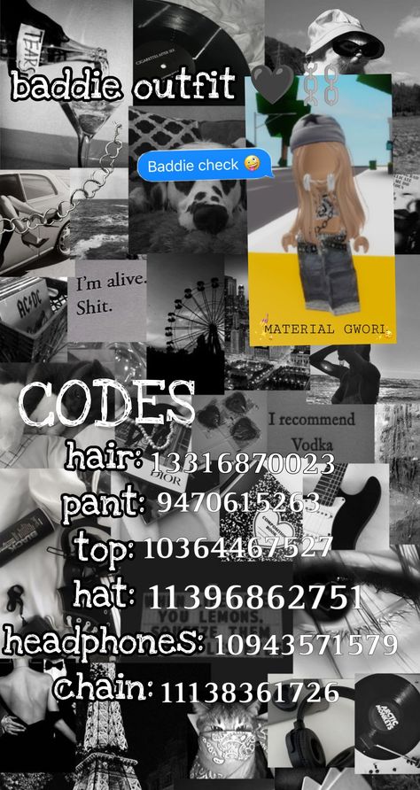 Code For Brookhaven, Outfit Roblox Code, Yk2 Aesthetic Outfits, Yk2 Aesthetic, Fete Emo, Dark Y2k, Brookhaven Codes, Code Clothes, Code Roblox