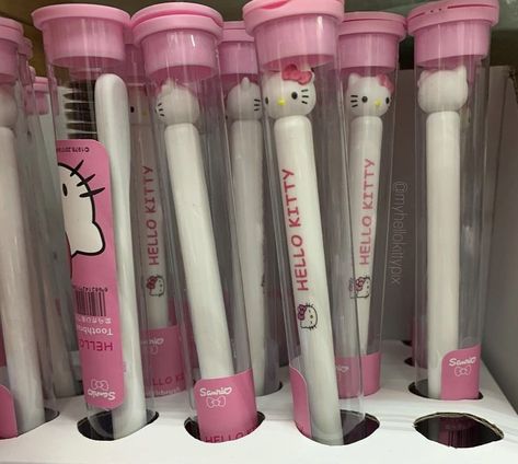 Sanrio Puroland, Perfume Bottle Design, Hello Kit, Tooth Brush, Bottle Design, Pink Aesthetic, Voss Bottle, Drinking Water, How To Stay Healthy